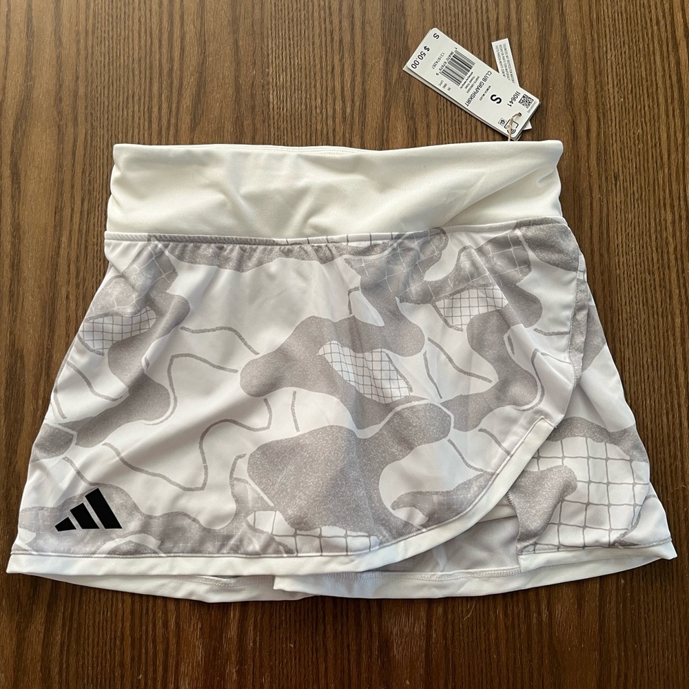 Adidas New White Womens Tennis Skirt size Small